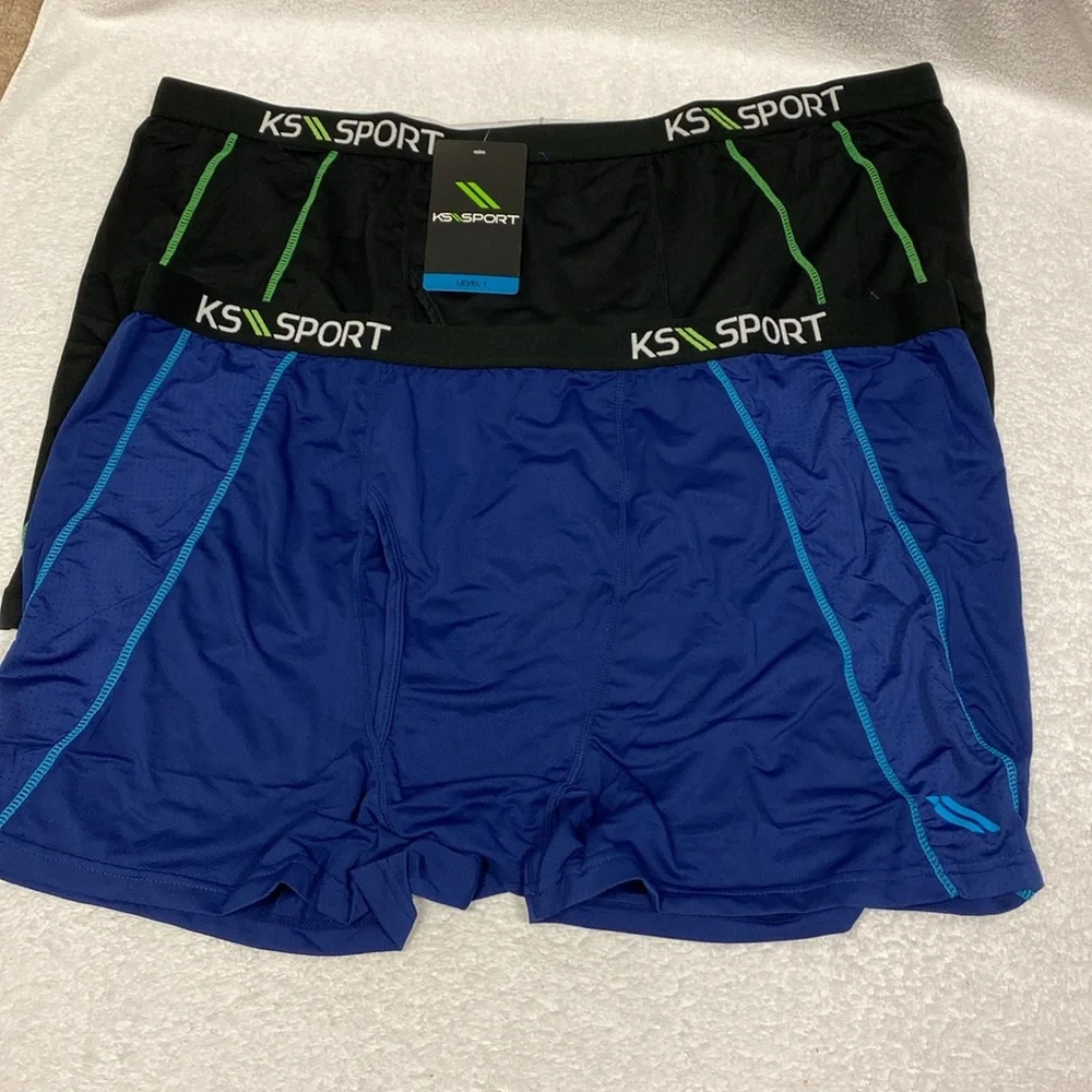 NWT KS Sport level 1 warm weather boxer briefs  moisture wicking 4xl big